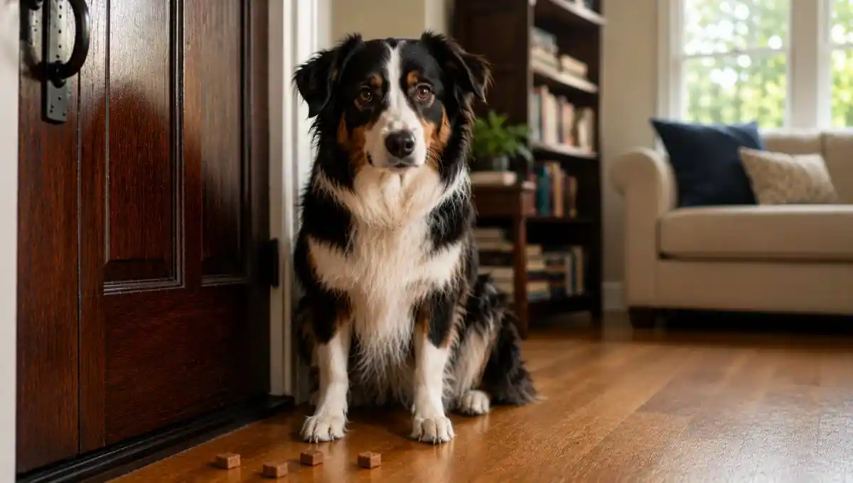 Bowl of dog calming treats