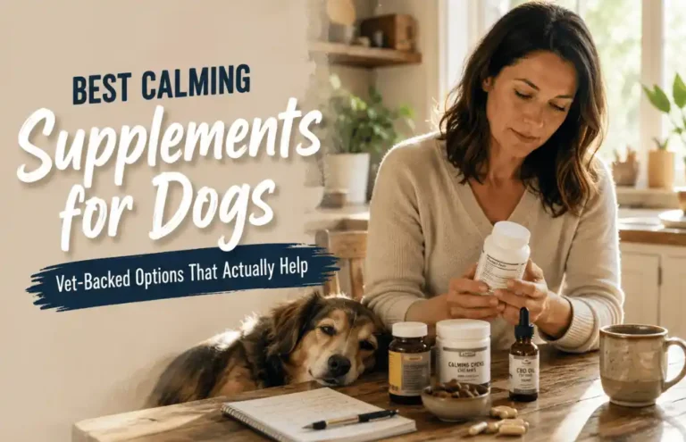 Best calming supplements for dogs helping anxious pets feel calmer at home