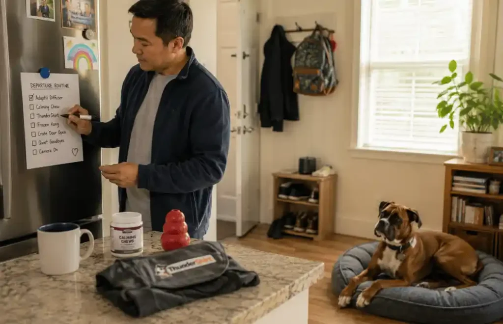 Best products for dogs with separation anxiety combined into a daily routine