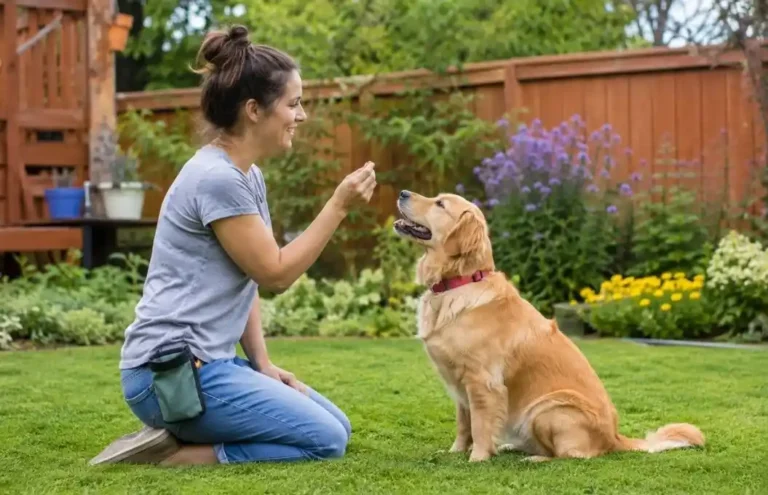 Dog owner using positive reinforcement to train a dog in the backyard. 2. How Dogs Learn Sous : What dog training actually is Prompt Educational illustration showing a dog observing its owner, highlighting communication through rewards, timing, and cues. Modern flat design with simple icons. SEO Title: How Dogs Learn Through Communication Alt text: Illustration explaining how dogs learn through clear communication and rewards. 3. Classical vs Operant Conditioning Sous : Classical vs. operant conditioning Prompt Split educational infographic comparing classical conditioning and operant conditioning in dogs. One side shows leash predicting walks, the other shows a dog receiving treats for sitting. SEO Title: Classical vs Operant Conditioning in Dogs Alt text: Infographic comparing classical and operant conditioning in dog training. 4. Positive Reinforcement Training Sous : The method that actually works Prompt Realistic photo of a dog receiving a treat immediately after performing a command during training. Positive and engaging atmosphere. SEO Title: Positive Reinforcement Dog Training Alt text: Dog being rewarded with a treat during positive reinforcement training. 5. Using a Clicker Sous : Using a clicker Prompt Close-up photo of a hand holding a clicker and treats while training a focused dog indoors. SEO Title: How to Use a Dog Training Clicker Alt text: Dog owner using a clicker during training. 6. The Five Essential Commands Avant la section des commandes. Prompt Educational infographic featuring five dog commands: Sit, Down, Stay, Come, and Leave It, illustrated with a friendly dog demonstrating each command. SEO Title: Five Dog Commands Every Dog Should Know Alt text: Infographic showing the five essential dog training commands. 7. Teaching "Sit" Sous : Sit Prompt Step-by-step realistic illustration of teaching a dog to sit using a treat lure technique. SEO Title: How to Teach a Dog to Sit Alt text: Dog learning the sit command using positive reinforcement. 8. Recall Training Sous : Come (recall) Prompt Dog owner practicing recall with a dog on a long training line in a grassy park. The owner is crouching and calling the dog enthusiastically. SEO Title: Recall Training for Dogs Alt text: Dog practicing recall on a long line in a park. 9. Common Behavior Problems Sous : Common behavior problems Prompt Four-panel realistic illustration showing a dog jumping, barking, pulling on leash, and chewing furniture. SEO Title: Common Dog Behavior Problems Alt text: Illustration showing common dog behavior issues. 10. Loose-Leash Walking Sous : Pulling on leash Prompt Side-by-side comparison showing a dog pulling on a leash versus walking calmly beside its owner using a front-clip harness. SEO Title: Stop Your Dog From Pulling on Leash Alt text: Comparison of leash pulling versus loose-leash walking. 11. Week One Training Schedule Sous : Building a training schedule that sticks Prompt Clean infographic displaying a simple week-one dog training schedule with short daily sessions. SEO Title: Dog Training Schedule for Beginners Alt text: Week one dog training plan for beginners. 12. Essential Training Tools Sous : The tools worth having Prompt Flat lay photography of dog training essentials including a clicker, treat pouch, leash, long line, front-clip harness, and treats. SEO Title: Essential Dog Training Tools Alt text: Dog training tools including clicker, leash, harness, and treats. 13. Troubleshooting Training Problems Sous : When progress stalls Prompt Dog owner looking thoughtfully at their dog during training while adjusting treats and training setup. Realistic lifestyle photo. SEO Title: What to Do When Dog Training Stalls Alt text: Dog owner troubleshooting training challenges. 14. Final CTA / Download Section Sous : Where to go next Prompt Happy dog and owner celebrating successful training together in a sunny park, joyful and authentic photography style. SEO Title: Successful Dog Training Journey Alt text: Dog owner celebrating successful training progress with their dog. Ma recommandation pour PetCalmZone Pour un article pilier aussi important, je ferais : 3 infographies Pinterest-friendly : Classical vs Operant Conditioning Five Essential Commands Week-One Training Schedule 7 à 8 photos lifestyle réalistes Hero Positive reinforcement Clicker Sit Recall Pulling on leash Troubleshooting Final CTA 1 image comportementale Common behavior problems. Cela te donne 12 images au total, ce qui est idéal pour un article de cette longueur : suffisamment visuel sans alourdir la page, tout en créant plusieurs opportunités de trafic via Pinterest. Modifier j'ai pas compris tout en créant plusieurs opportunités de trafic via Pinterest. Ce que je voulais dire, c'est que chaque image de ton article peut devenir une "porte d'entrée" depuis Pinterest vers ton site. Prenons ton article "Dog Training: The Complete Guide for Every Owner". Tu as environ 12 images dans l'article. Au lieu de simplement les utiliser pour illustrer le texte, tu peux aussi les publier individuellement sur Pinterest. Par exemple : Image de l'article Pin Pinterest Mot-clé ciblé Hero image "Dog Training Guide for Beginners" dog training Infographie Sit "How to Teach a Dog to Sit" teach dog to sit Infographie Recall "Recall Training That Actually Works" dog recall training Infographie 5 Commands "5 Commands Every Dog Must Know" dog commands Week 1 Schedule "7-Day Dog Training Plan" dog training schedule Positive Reinforcement "Positive Reinforcement Dog Training" positive reinforcement dog training Pulling on Leash "Stop Dog Pulling on Leash" loose leash walking Behavior Problems "Fix Common Dog Behavior Problems" dog behavior problems Pourquoi c'est puissant ? Imaginons : Ton article reçoit 0 visiteur depuis Google au début. Tu crées 8 Pins à partir de cet article. Chaque Pin apparaît dans Pinterest lorsqu'une personne recherche un sujet précis. Une personne cherche : "How to teach a dog to sit" Elle peut tomber sur ton Pin "How to Teach a Dog to Sit". Une autre cherche : "How to stop dog pulling on leash" Elle découvre un autre Pin provenant du même article. Encore une autre cherche : "Dog training schedule for beginners" Elle clique sur un troisième Pin. Toutes ces personnes arrivent finalement sur le même article pilier. Pour PetCalmZone, c'est encore plus intéressant Ton objectif actuel est de publier beaucoup de contenu et d'utiliser Pinterest comme source de trafic précoce. Au lieu de faire : 1 article = 1 Pin tu fais : 1 article pilier = 8 à 12 Pins différents Donc si tu as : 10 articles piliers × 10 Pins = 100 Pins 20 articles × 10 Pins = 200 Pins Tu multiplies énormément tes chances d'être découvert. Exemple concret avec ton article Tu peux créer : Dog Training: The Complete Guide for Every Owner How to Teach a Dog to Sit Positive Reinforcement Training Explained 5 Commands Every Dog Should Know How to Train Recall That Saves Lives Stop Your Dog From Pulling on Leash Common Dog Behavior Problems and Solutions 7-Day Dog Training Schedule for Beginners Essential Dog Training Tools What to Do When Dog Training Stops Working Ces 10 Pins renvoient tous vers le même article. C'est ce que j'appelle créer plusieurs opportunités de trafic via Pinterest : un seul article travaille pour toi plusieurs fois, en ciblant plusieurs recherches différentes sur Pinterest au lieu d'une seule. Pour une stratégie comme PetCalmZone, c'est souvent beaucoup plus efficace que d'attendre uniquement le trafic Google. mais les prompts des images que tu m'a donné sur pour l"article Oui, et c'est une très bonne question. En fait, il faut distinguer deux types d'images. 1. Les images pour l'article (SEO + expérience utilisateur) Les prompts que je t'ai donnés sont destinés à illustrer ton article. Par exemple : Hero image Illustration "How dogs learn" Photo positive reinforcement Image du clicker Illustration du rappel Flat lay des outils etc. Ces images sont souvent en format horizontal (16:9 ou 1200×675) et servent à rendre l'article agréable à lire. 2. Les images Pinterest Pinterest fonctionne différemment. Les images verticales (ratio 2:3, par exemple 1000×1500 px) performent beaucoup mieux. Et surtout, elles doivent avoir : un grand titre sur l'image, une promesse claire, un design pensé pour arrêter le scroll. Par exemple, ton illustration : "Step-by-step realistic illustration of teaching a dog to sit using a treat lure technique." est parfaite pour l'article. Mais pour Pinterest, je la transformerais en : Pin Pinterest Titre sur l'image : How to Teach Your Dog to Sit in 5 Minutes Prompt : Vertical Pinterest infographic (1000x1500), realistic step-by-step dog training guide showing how to teach a dog to sit using a treat lure technique. Five numbered panels with a Golden Retriever and owner demonstrating each step. Include large readable title "How to Teach Your Dog to Sit in 5 Minutes". Clean modern design, Pinterest-friendly layout, professional educational style, authentic photography look. Donc : L'image que tu as générée → tu peux l'utiliser dans l'article ET sur Pinterest, car elle ressemble déjà à une infographie Pinterest. En revanche, les autres prompts que je t'ai donnés (hero image, clicker, flat lay des outils, etc.) sont plutôt des illustrations d'article. Si tu veux les exploiter sur Pinterest, il faudra les adapter en format vertical avec un texte accrocheur. Ce que je ferais pour PetCalmZone Pour cet article, je créerais : Images pour l'article 1 Hero 2 infographies (conditioning + 5 commands) 5 photos/illustrations réalistes 1 image outils ≈ 9 images Pins Pinterest dérivés How to Teach Your Dog to Sit in 5 Minutes 5 Commands Every Dog Should Know Positive Reinforcement Dog Training Explained 7-Day Dog Training Schedule for Beginners Stop Your Dog From Pulling on Leash Dog Recall Training That Could Save Your Dog's Life Common Dog Behavior Problems and How to Fix Them Essential Dog Training Tools ≈ 8 Pins Tu n'es donc pas obligé de créer 17 images différentes. Tu peux réutiliser certaines images de l'article en les adaptant au format Pinterest, surtout les infographies comme celle du "Sit". C'est la méthode la plus efficace et la plus rentable en temps pour PetCalmZone.