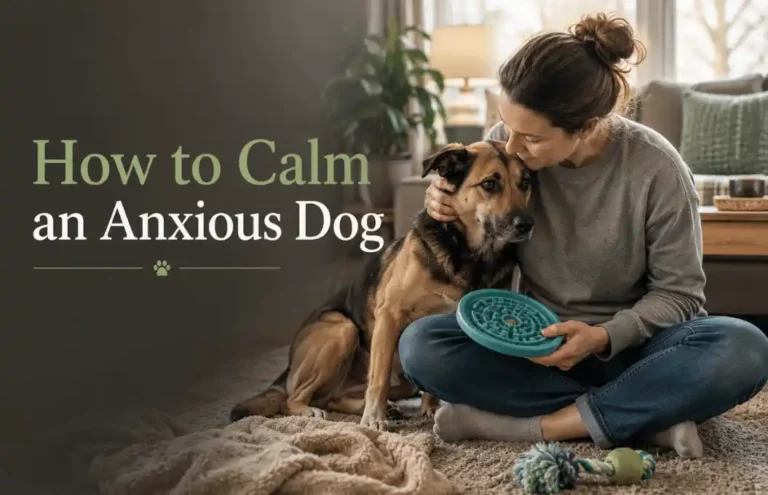 How to calm an anxious dog using comforting techniques at home