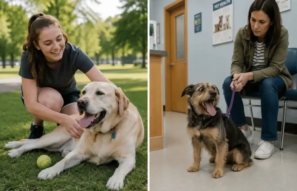 Why Is My Dog Panting after exercise compared with anxiety-related panting