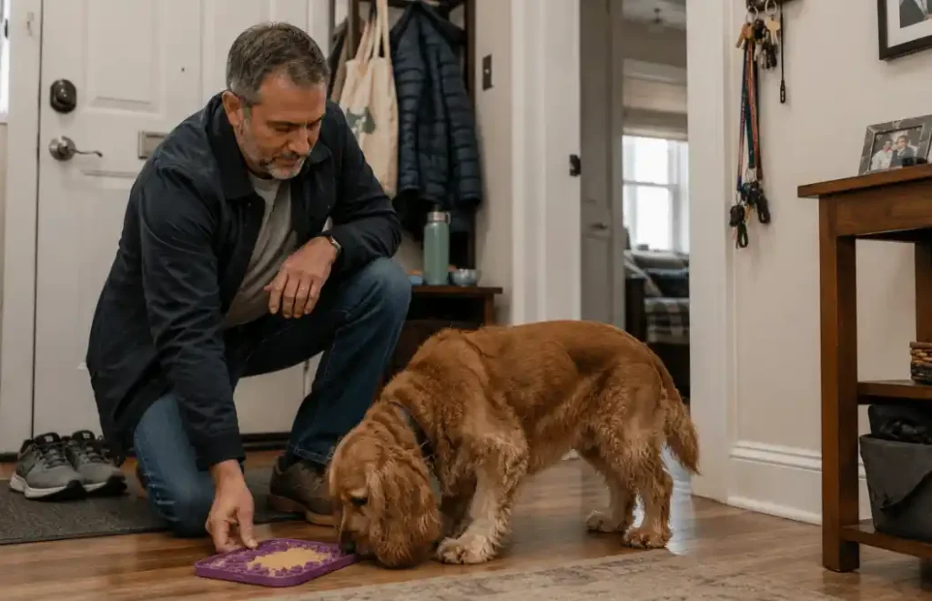 Best toys for dogs with separation anxiety used as part of a departure routine