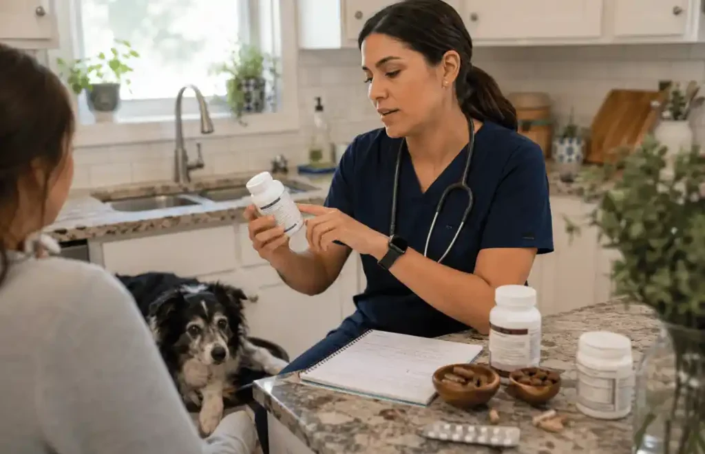 Best calming supplements for dogs featuring evidence-backed calming ingredients