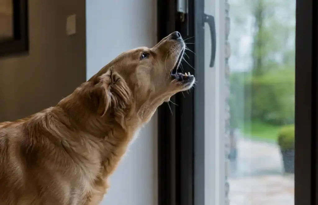 why do dogs howl when you leave - anxious dog pacing before owner leaves