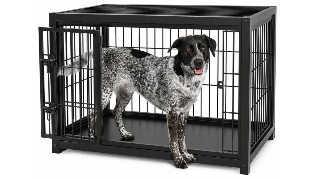 Dog crate for separation anxiety