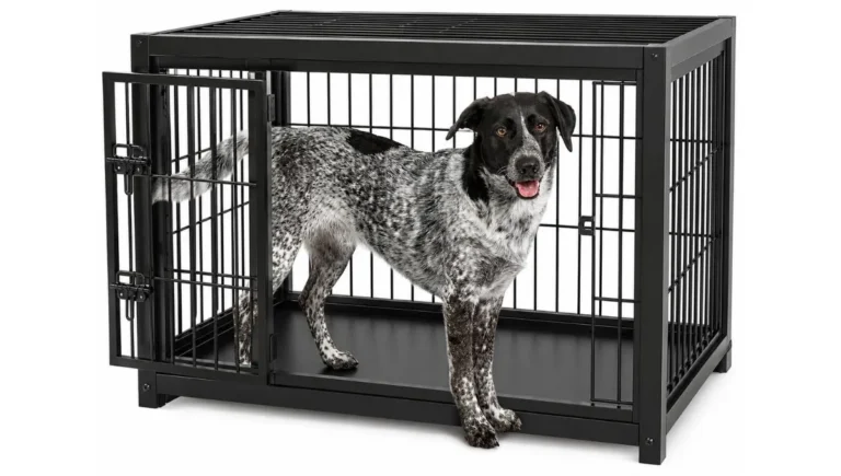 Dog crate for separation anxiety