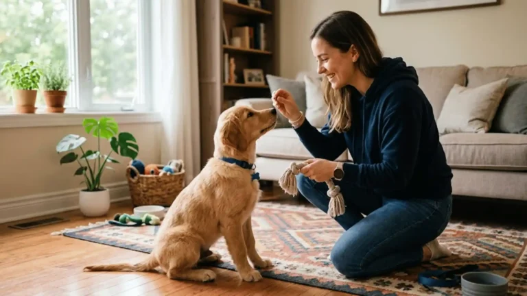 Dog training at home is a rewarding way to build a strong bond with your new companion while ensuring their safety and your peace of mind