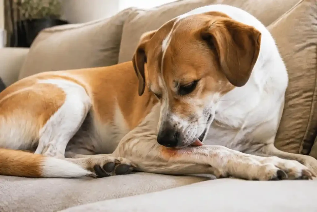 Dog licking anxiety - excessive licking