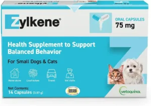 Zylkene calming capsules 75 mg box